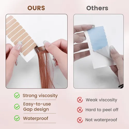 Cinta De Reemplazo Para Extensiones De Cabello Miilye, 100 T