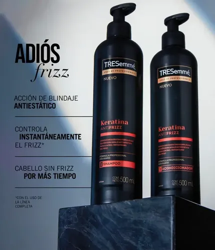 Acondicionador Tresemme Keratina Antifrizz X 880 Ml