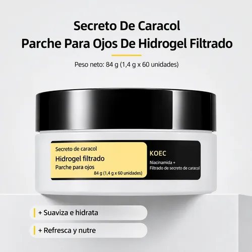 Kit Skincare Coreano Pdrn Colágeno Mascarilla Parches Ojos