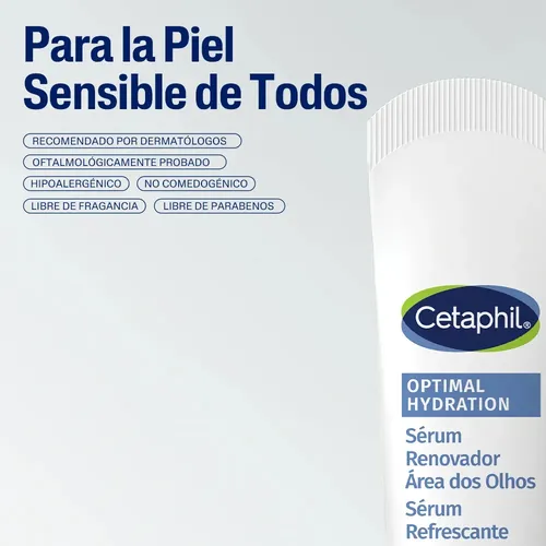 Cetaphil Optimal Hydration Sérum Ojos Ácido Hialurónico para Piel Sensible x 15 ml