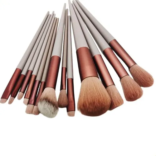 Set 13 Brochas Para Base Polvo Rubor Y Sombras