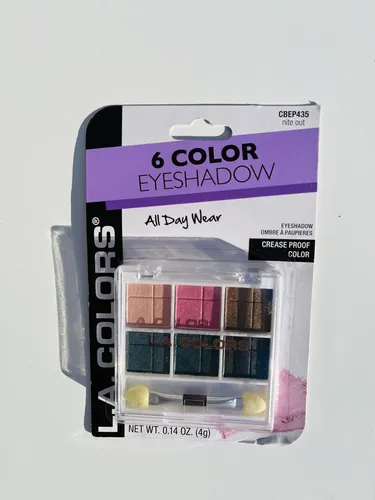 Paleta Sombras L.a Colors 6 Eyeshadow All Day Wear Nite Out