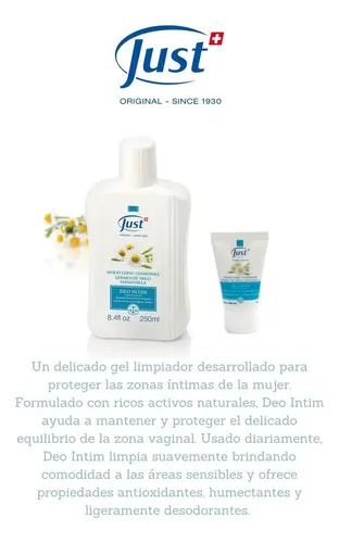 Jabón Íntimo Líquido Just Deo Intim 250 Ml Higiene Íntima