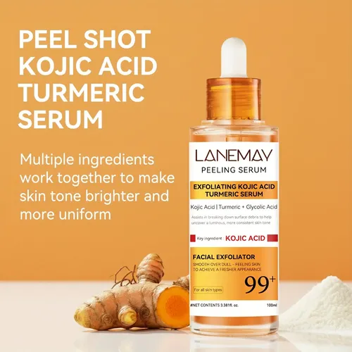 Ácido Kójico Y Cúrcuma Sérum Exfoliante – Piel Radiante