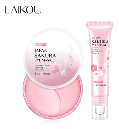 Fc Set De Mascarillas Oculares Laikou Sakura 2 Piezas Zz Ti