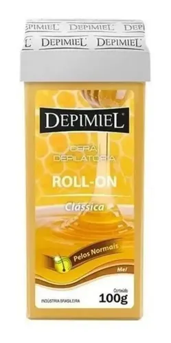 Depimiel Cera Depilatoria Roll On Clasica De Miel 100g X6