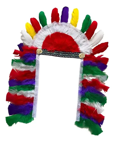 Tocado De Plumas, Diadema, Accesorios De Disfraz