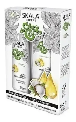 Kit Shampoo + Acondicionador Skala Coco