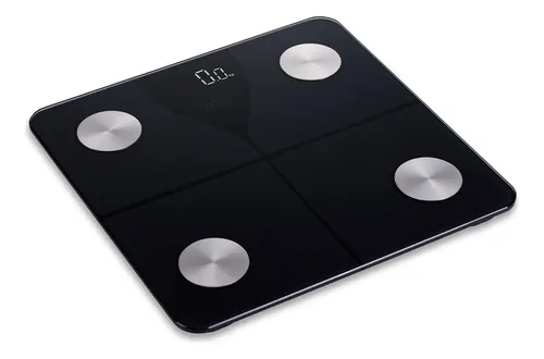 Balanza Personal Baño Bluetooth 180 Kg Masa Muscular Utile Negro