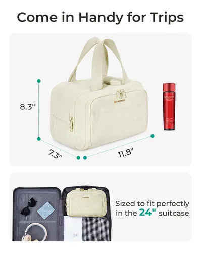 Neceser Mujer Impermeable Organizador Bolso Maquillaje