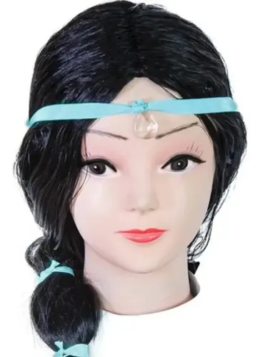 Peluca Princesa Jazmin Aladdin Disney Largo