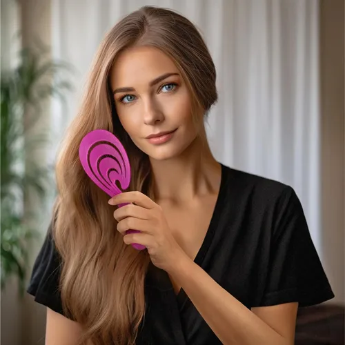 Cepillo Para Cabello Ninabella Orgánico Desenredante Para Ca
