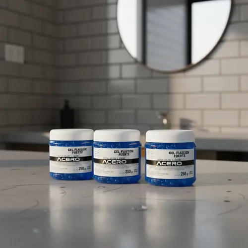 Gel Epic Modelador Acero Azul Fijación Fuerte 250gr X 10u