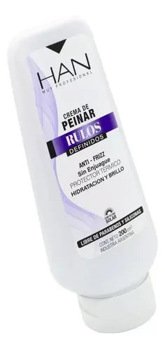 Han Rulos Definidos Crema De Peinar Protector Térmico 200ml