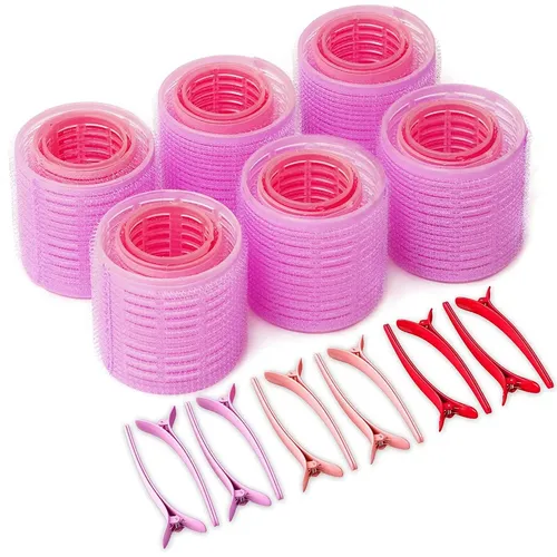 Rulos Morados Para Cabello Largo