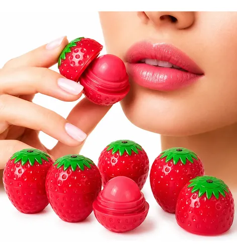 Bálsamo Brillo Labial Hidratante 10g Aroma Frutilla