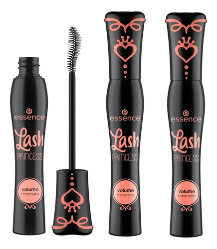 Máscara Essence Lash Princess Volume Black Cruelty Free X3