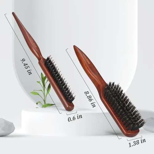 Cepillo De Pelo Bestool Pure Boar Bristle Slick Back