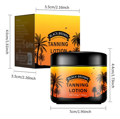 Loción Bronceadora, Crema Bronceadora Natural, Hidratante, B