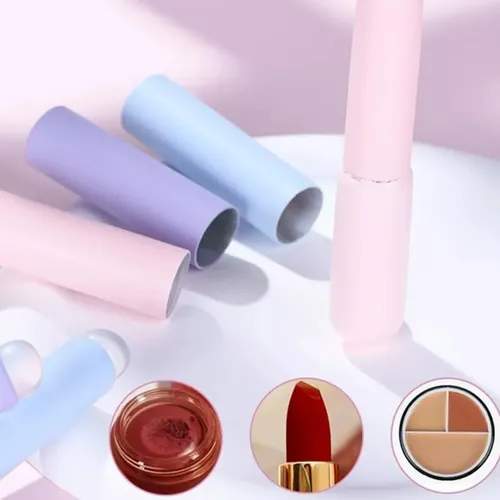 Set De 3 Brochas De Labios De Silicona Tapa Cepillo Flexible 3pcs