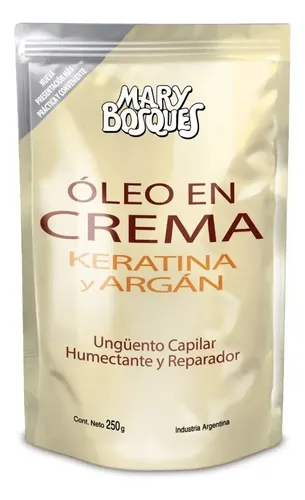 Mary Bosques Mascara Oleo Keratina Argan Reparacion 250g X 6
