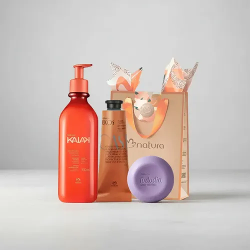 Kit Natura Hidratante Corporal Kaiak Castaña Ekos -natumar-