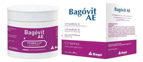 Bagóvit Ae Crema Corporal 200g Vitaminas A-e Alantoína