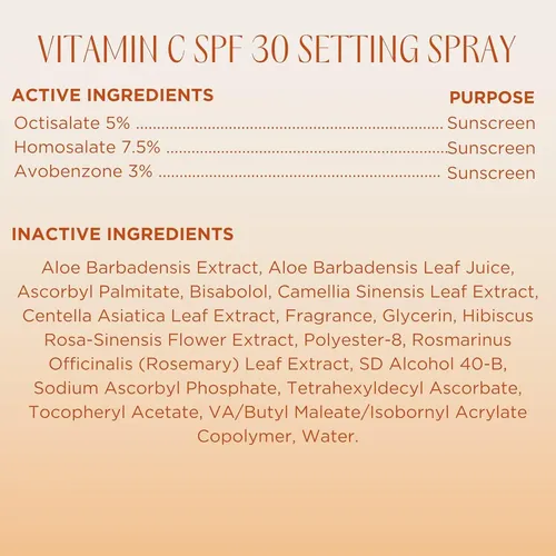 Spray Fijador De Maquillaje Instanatural Spf 30 Con