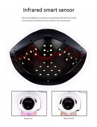 Cabina Sun Uv Led 120w Tactil Timer Profesional Gel Semi