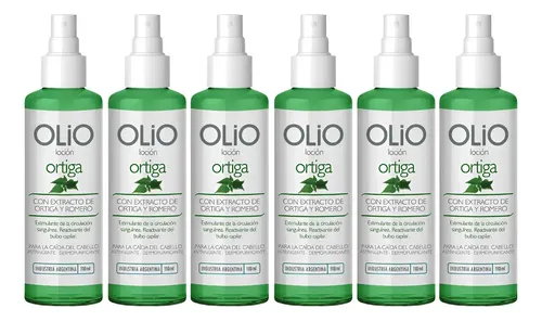 Olio Loción Anti Caída Ortiga Romero 110ml X6