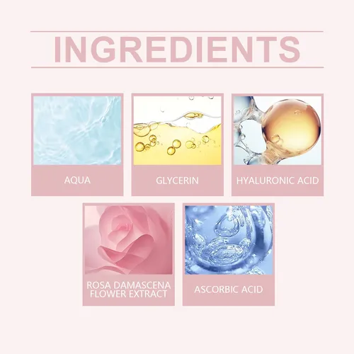 Spray Hidratante Facial Hoygi Rose, Cuidado Suave Y Nutritiv