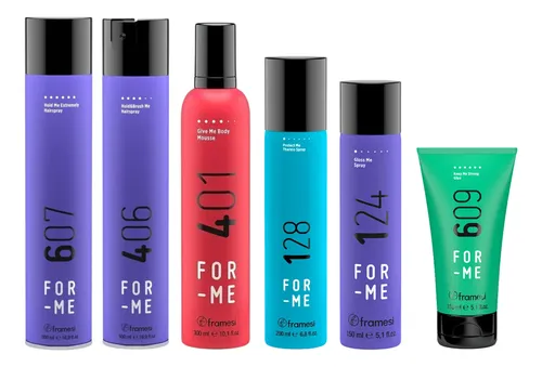 Kit Peluqueria Profesional Peinado Salon X6 For Me Framesi