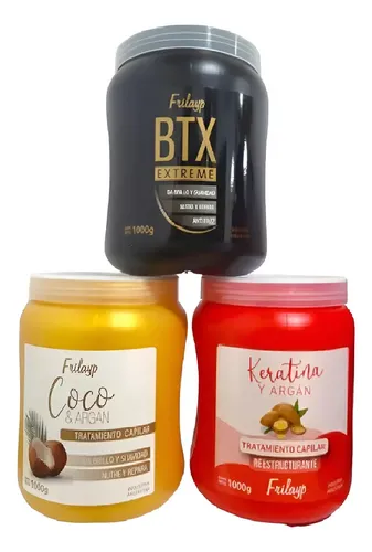 Frilayp Baño De Crema 1 Kg: Btx + Coco + Keratina Y Argán