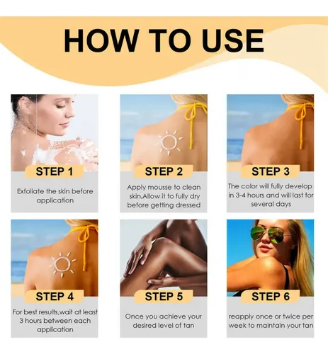 . Loción Bronceadora Sin Sol For Mujer, 3 Unidades