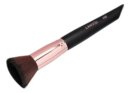 Brocha de maquillaje corrector Lanossi Rose Black