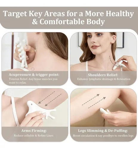 Herramienta 6-en-1 Gua Sha De Cerámica – Caelgrata