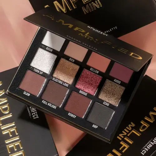 Paleta Sombras Colores 12 Tonos BPerfect Amplified Mini