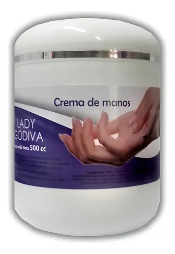 Crema de Manos Lady Godiva Hidratante para Todo Tipo de Piel, en Pote de 500 mL