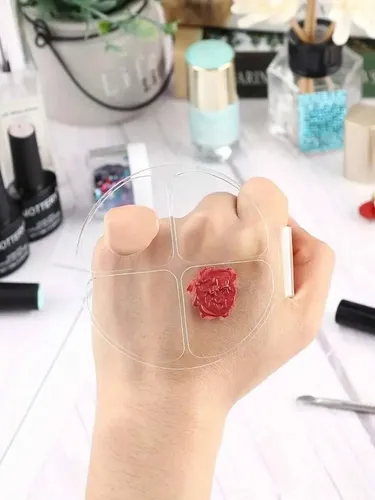 1 Paleta De Maquillaje Para Uñas Con 4 Compartimentos