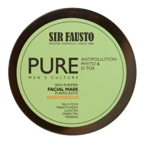 Facial Mask Pure Dtox 100ml Sir Fausto Mascara Hombre