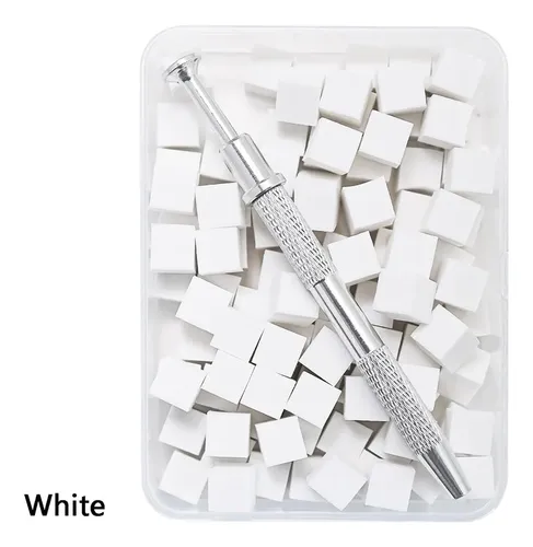 Esponjas Ombre Para Uñas 10pcs + Pinza Herramientas Manicura