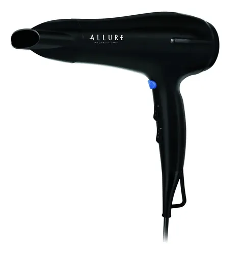 Secador de Pelo Profesional Allure 2200W Iónico 2 Velocidades Negro