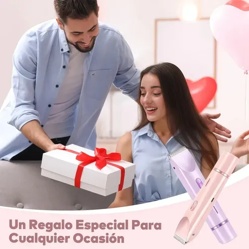 A Depiladora Eléctrica Recargable 2 En 1 Para Mujer