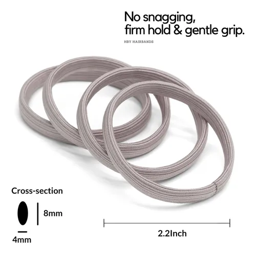 Cintas Para Cabello Hby De 8 Mm De Grosor, Paquete De 12 Uni