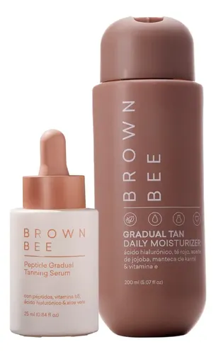 Kit Autobronceante Corporal Facial Crema Y Serum Gradual