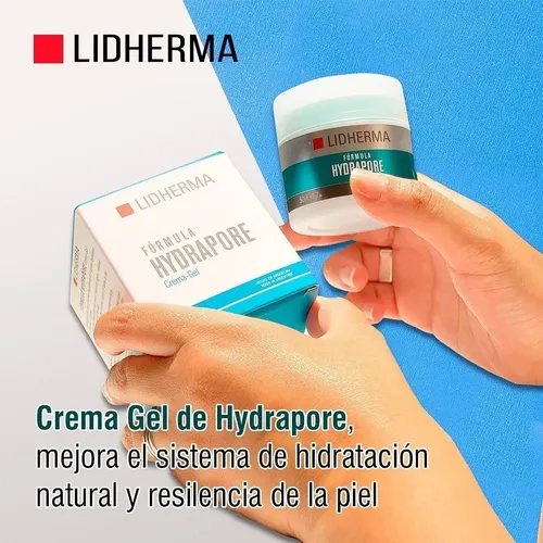 Lidherma Hydrapore Crema Gel Hialuronico Silicio Hidratante