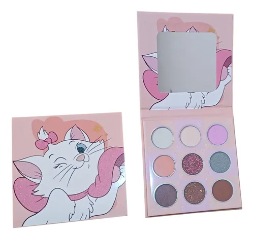 Paleta De Sombras 9 Colores Diseño Gatita Marie Aristogatos