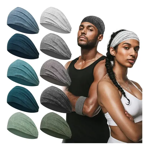 Mykurs Diademas Deportivas Para Hombres Con Pelo Largo, Band
