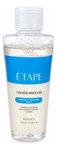 Loción Micelar Étape Bagués 3 En 1 130 Ml