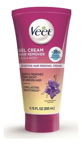 Crema Depilatoria Veet Aloe Vera 192.78 Ml Piel Sensible